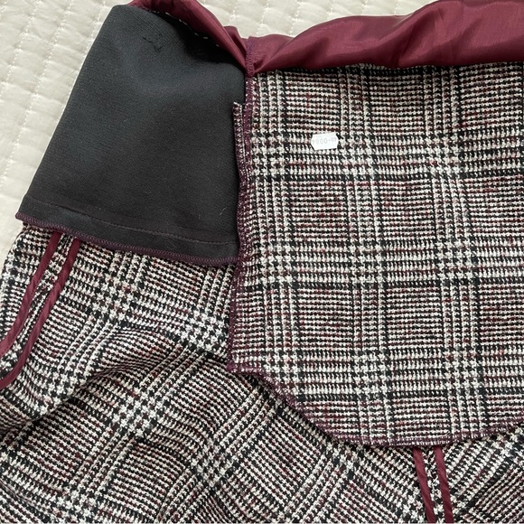 CARVEN Wool Plaid Mini Jupe With Pockets - Picture 7 of 13